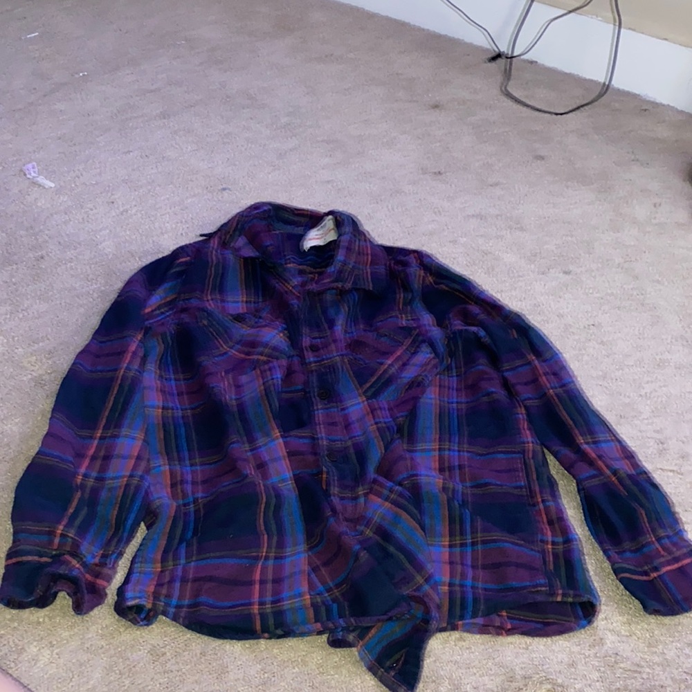 urban multicolor flannel women’s XL